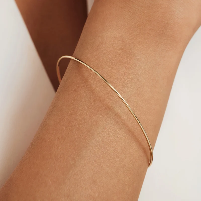 Rivoli Méline 14 karat gold bangle IB320141