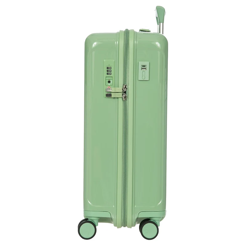 Brics Positano - 4-Rollen Kabinentrolley 55 cm USB (salbei)