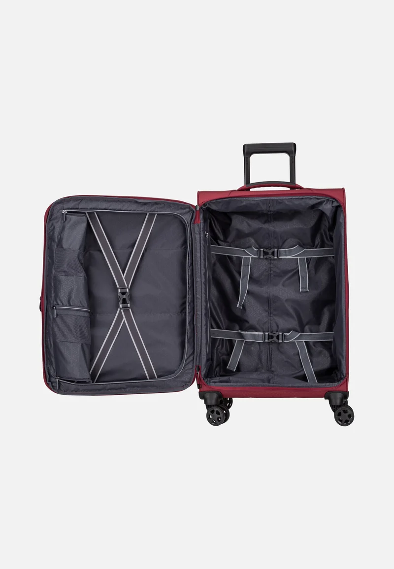 Skaii Trolley 4w M exp. Red - Koffer