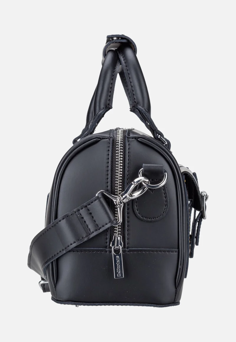 Top Handle Black Kiev Smooth - Satchel