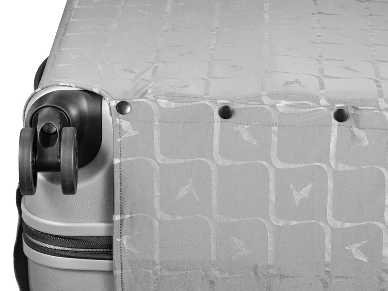Bag in Bag - Kofferhülle M (silber)