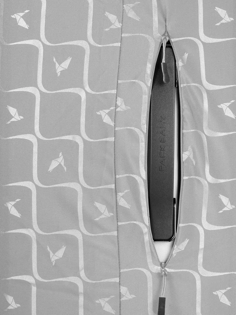 Bag in Bag - Kofferhülle M (silber)