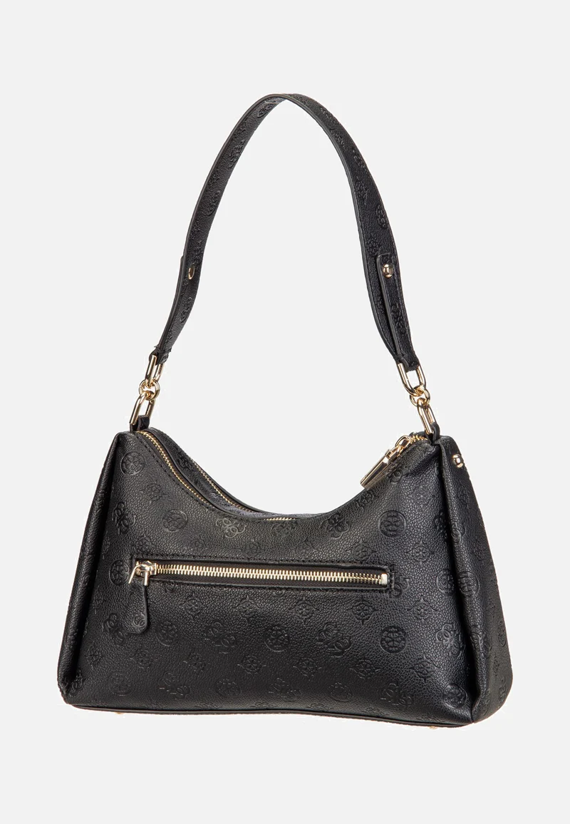 Anise Double Zip 16180 Black Logo - Schultertasche