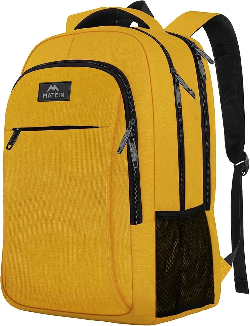 Yellow Mlassic Travel Laptop Backpack