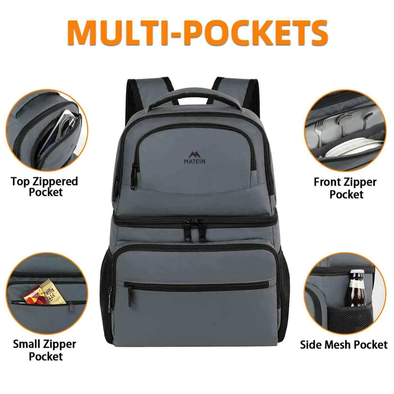 Lunch Cooler Backpack (4 Colors)
