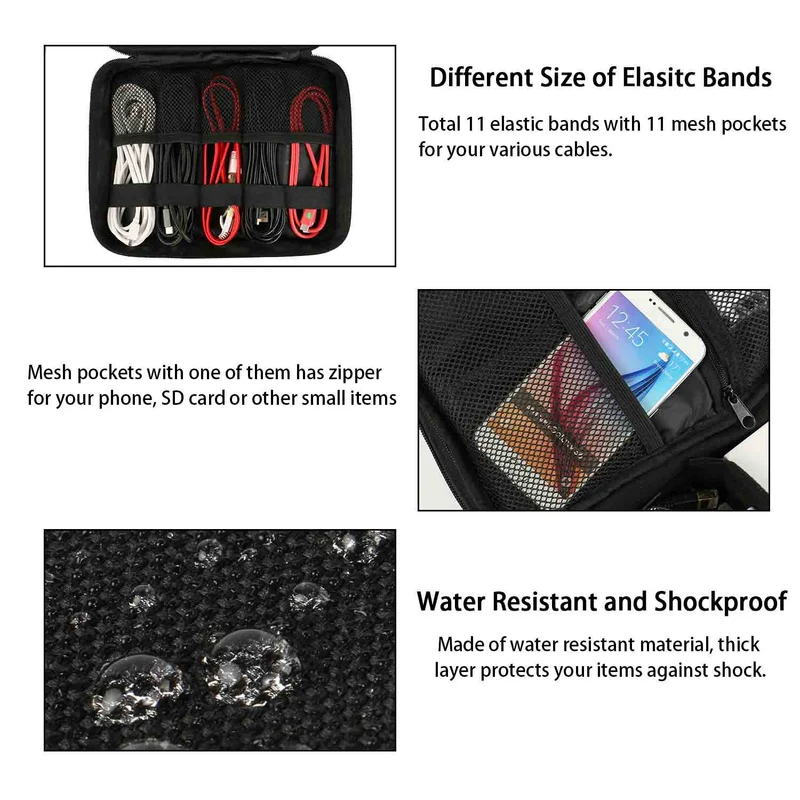 Electronics Organizer Storage Bag