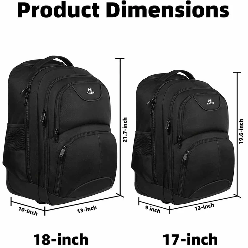 Wheeled Laptop Backpack (4 Colors)