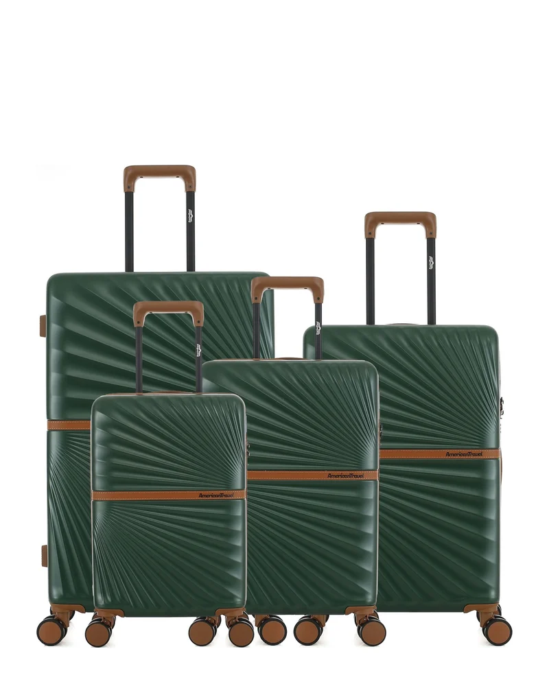 4er-Pack Hartschalenkoffer: Großer Koffer, mittelgroßer Koffer, Handgepäck und Handgepäck XS OAKLAND