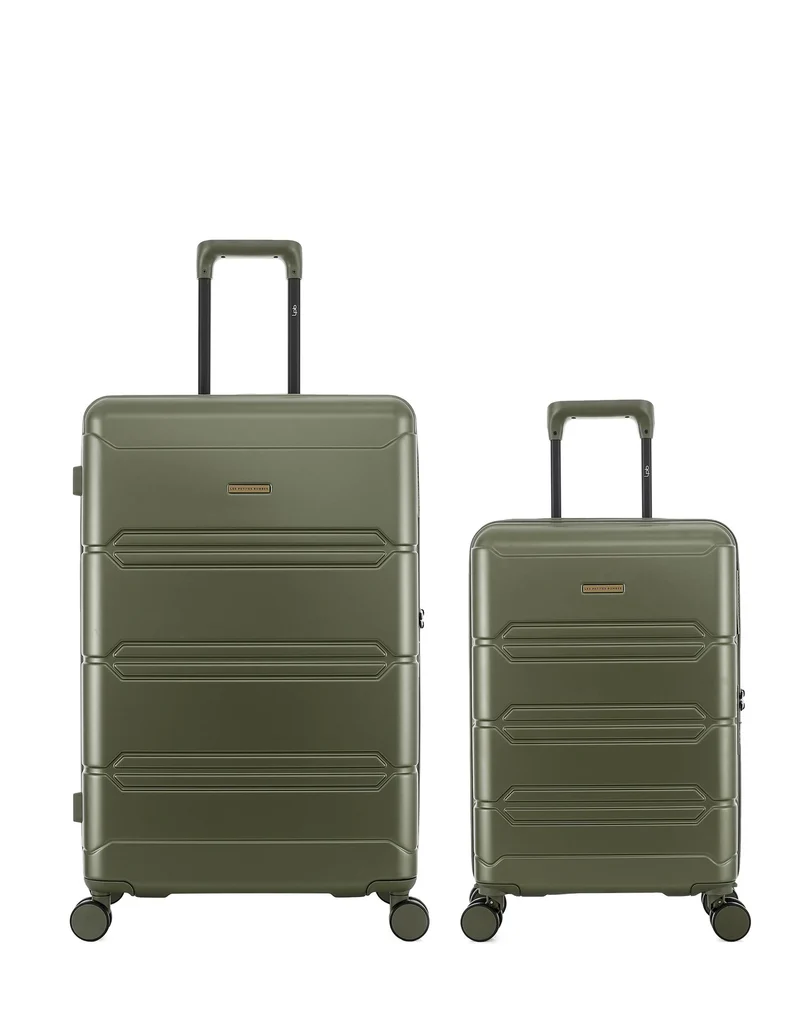 2er-Pack Hartschalenkoffer: Großer Koffer und Handgepäck LYNDA