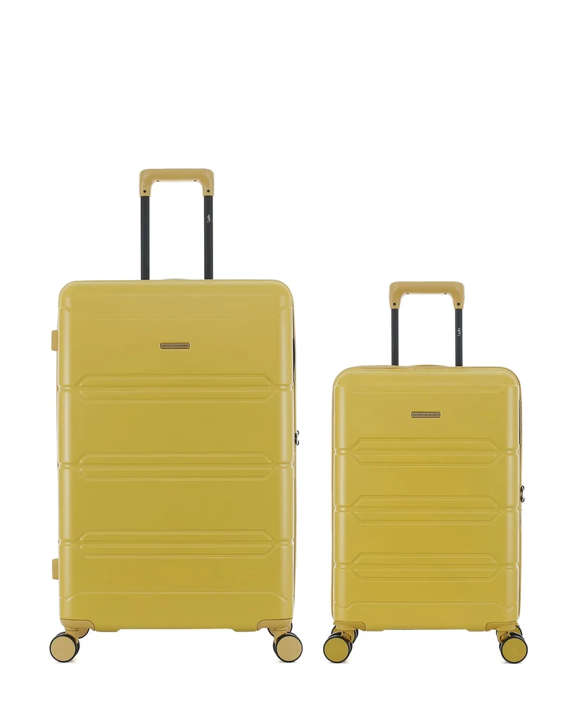 2er-Pack Hartschalenkoffer: Großer Koffer und Handgepäck LYNDA