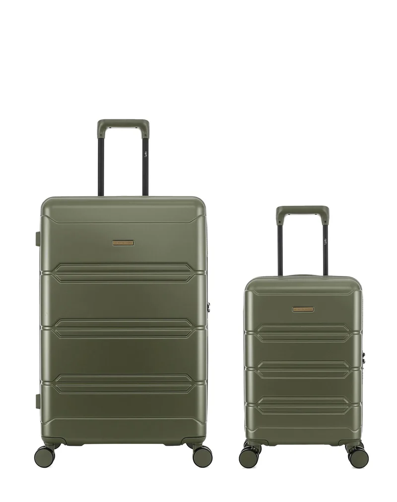 2er-Pack Hartschalenkoffer: Großer Koffer und Handgepäck XS LYNDA
