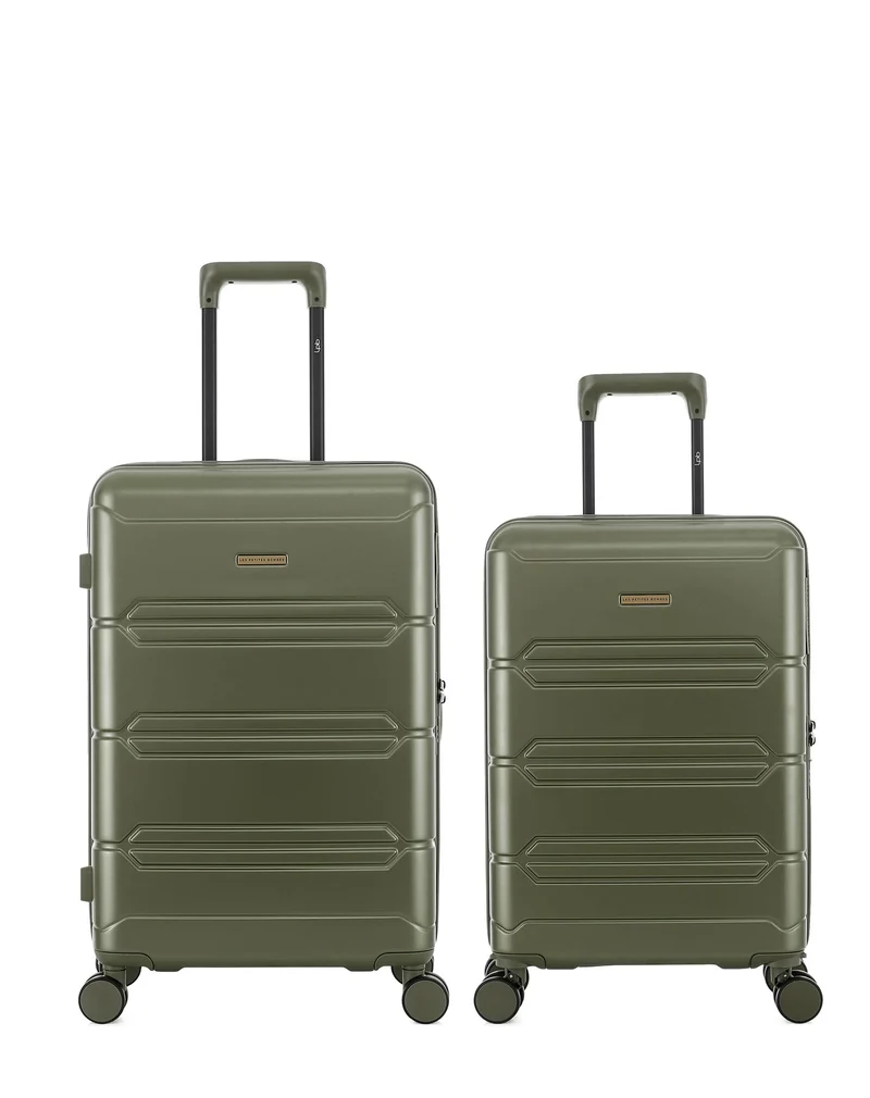 2er-Pack Hartschalenkoffer: Mittelgroßer Koffer und Handgepäck LYNDA
