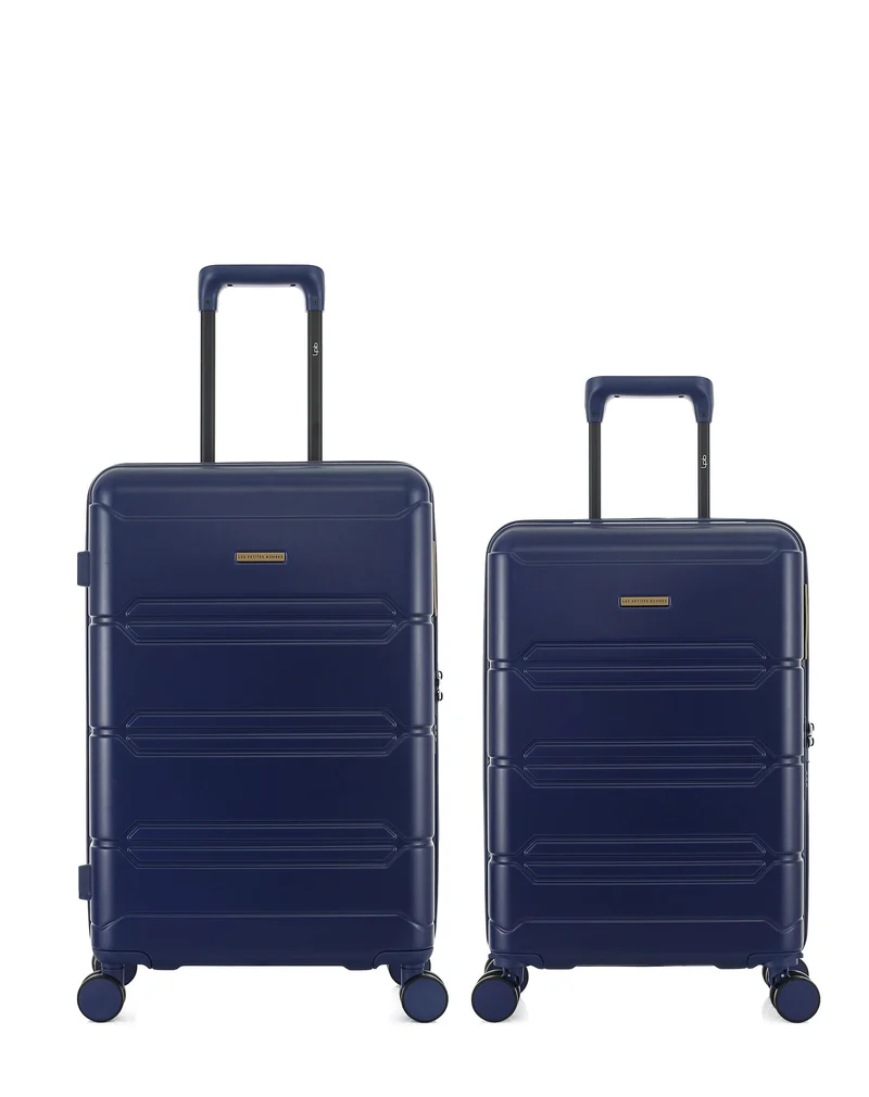 2er-Pack Hartschalenkoffer: Mittelgroßer Koffer und Handgepäck LYNDA