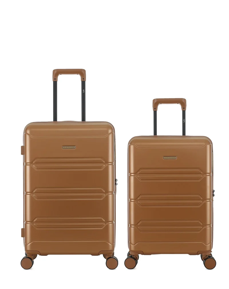2er-Pack Hartschalenkoffer: Mittelgroßer Koffer und Handgepäck LYNDA