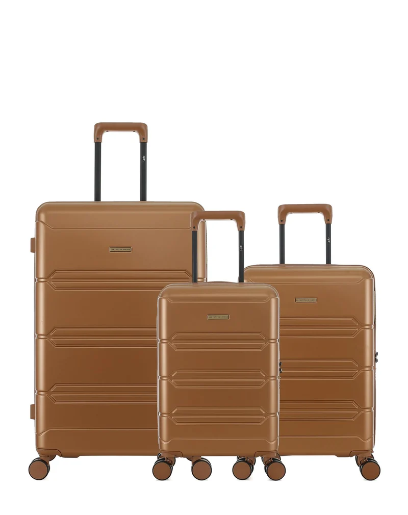 3er-Pack Hartschalenkoffer: Großer Koffer, Handgepäck und Handgepäck XS LYNDA