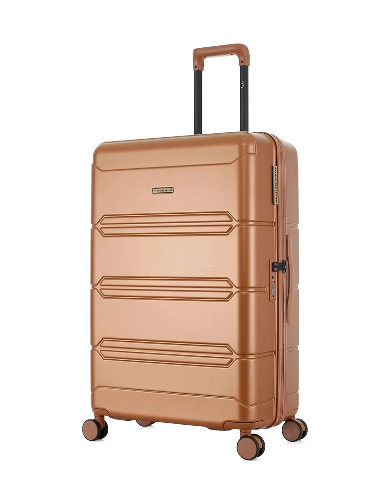 4er-Pack Hartschalenkoffer: Großer Koffer, mittelgroßer Koffer, Handgepäck und Handgepäck XS LYNDA