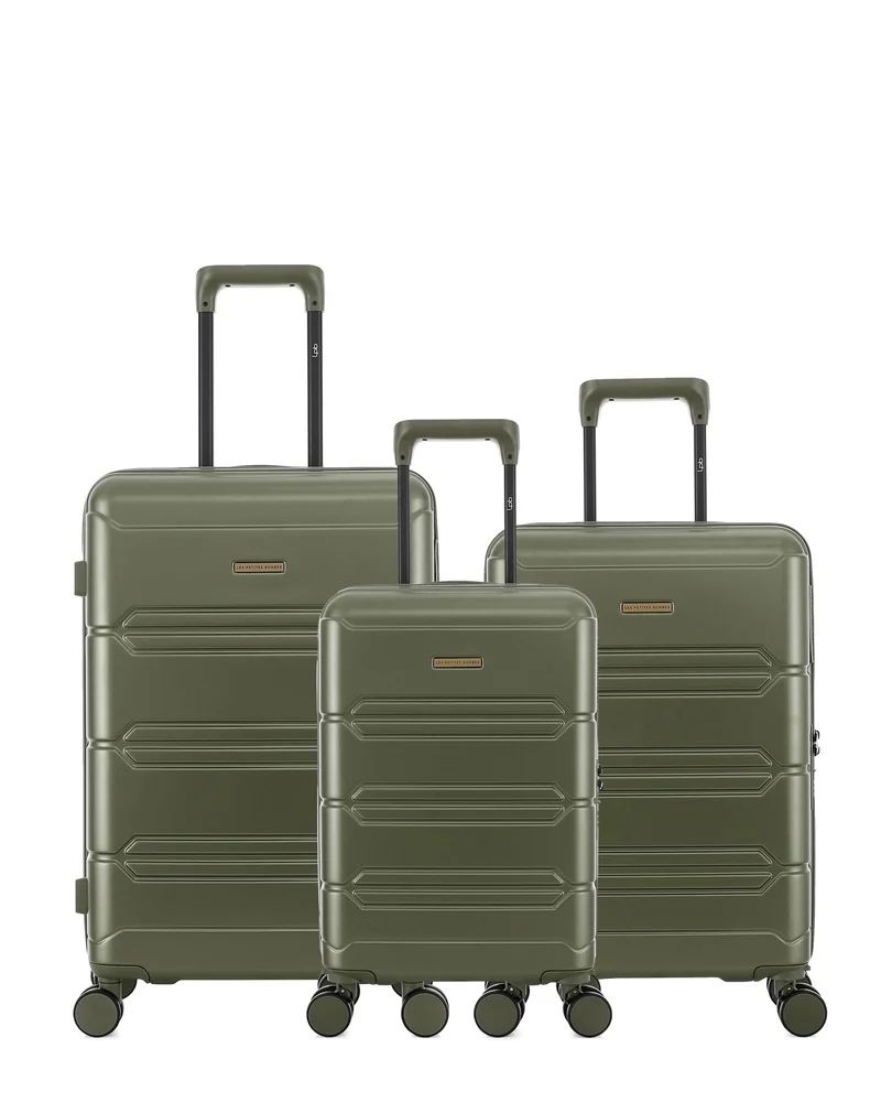 3er-Pack Hartschalenkoffer: Mittelgroßer Koffer, Handgepäck und Handgepäck XS LYNDA