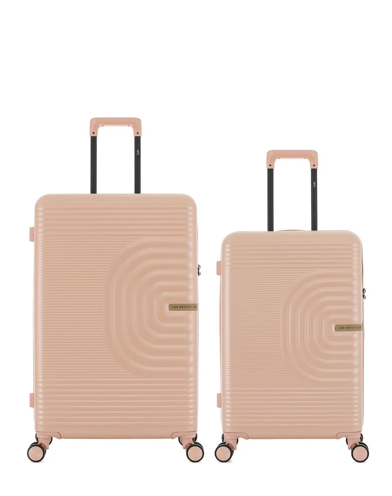 2er-Pack Hartschalenkoffer: Großer Koffer und mittelgroßer Koffer CELIA