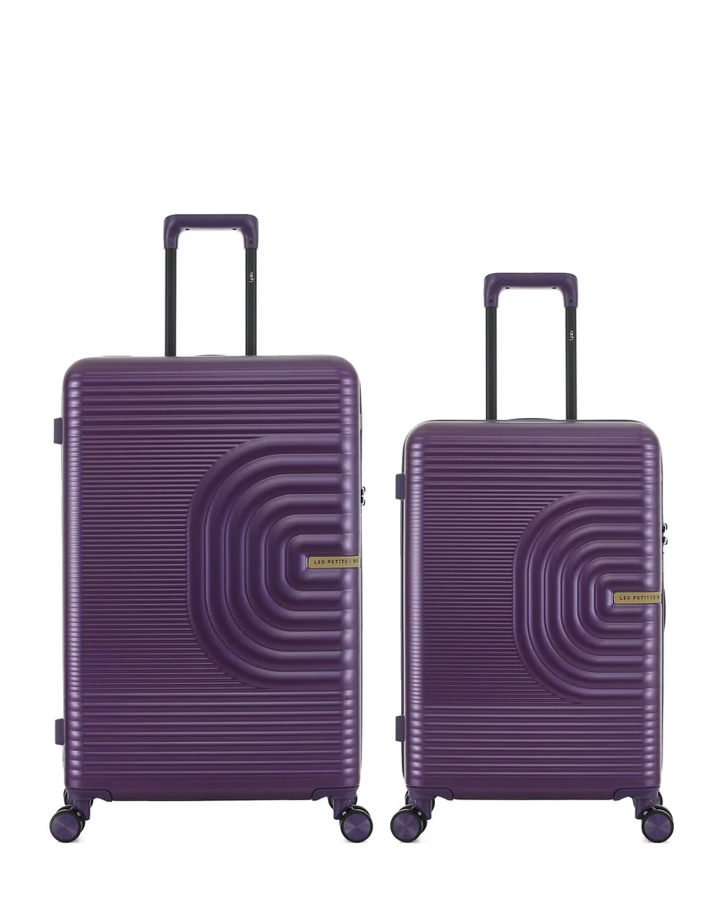 2er-Pack Hartschalenkoffer: Großer Koffer und mittelgroßer Koffer CELIA