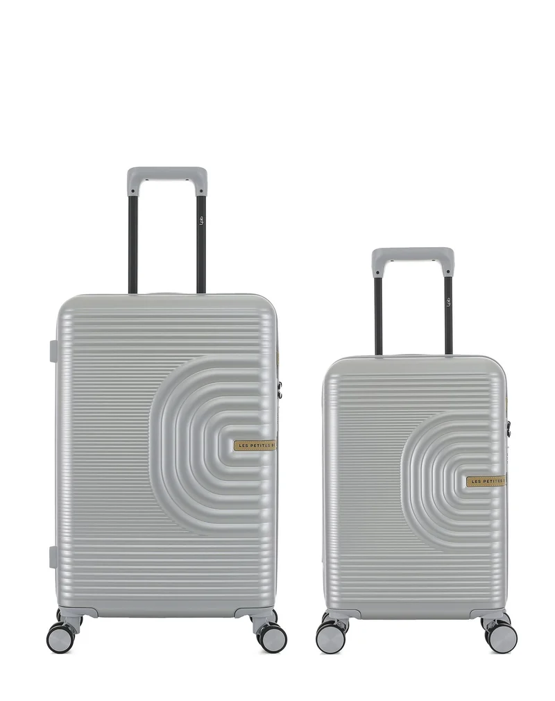 2er-Pack Hartschalenkoffer: Mittelgroßer Koffer und Handgepäck XS CELIA