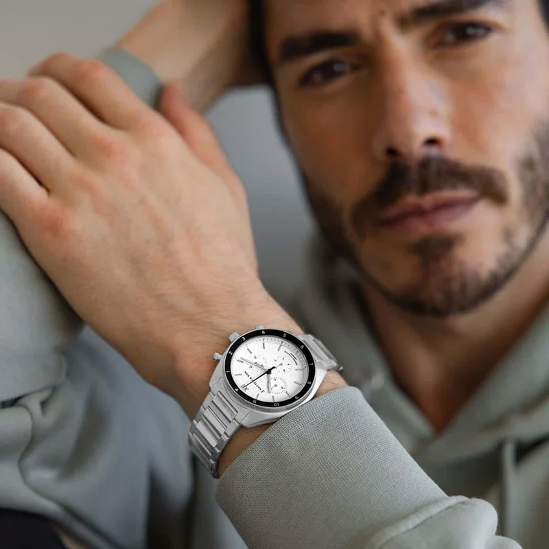 Kapten & Son Uhr Rise Steel 43Mm Silber