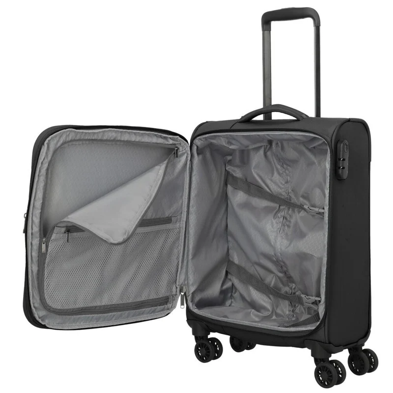 Travelite UMBRIA Trolley 4w S exp. Black