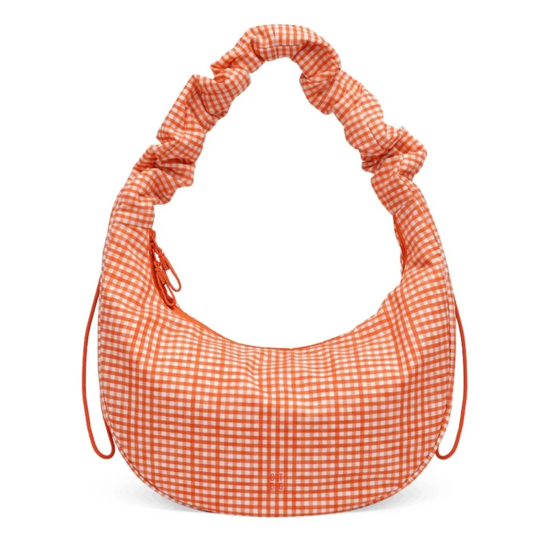 Got Bag Moon Bag Ruffle vichy hot coral