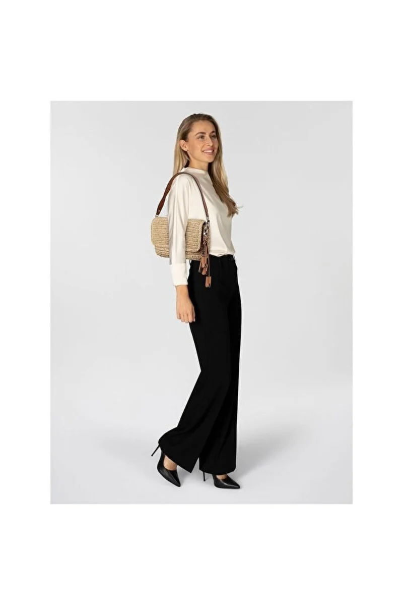 Guess OFELIA FLAP SHOULDER BAG Natural/ Cognac