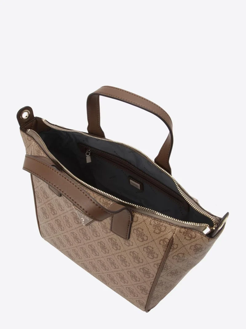 Guess FOLLIE SMALL TOTE Latte Logo Shopper mit Logo-Print
