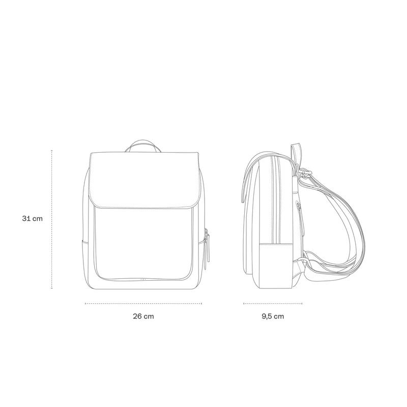 Kapten & Son Rucksack "Tromso Small 2.0" Cream Black