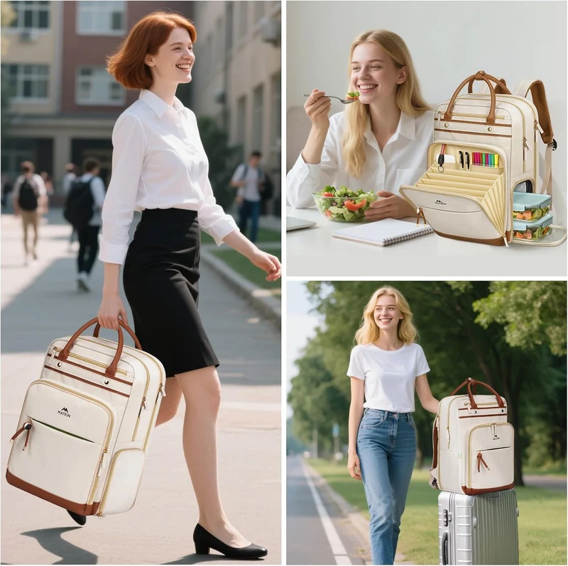 Teacher Backpack with Lunch Compartment