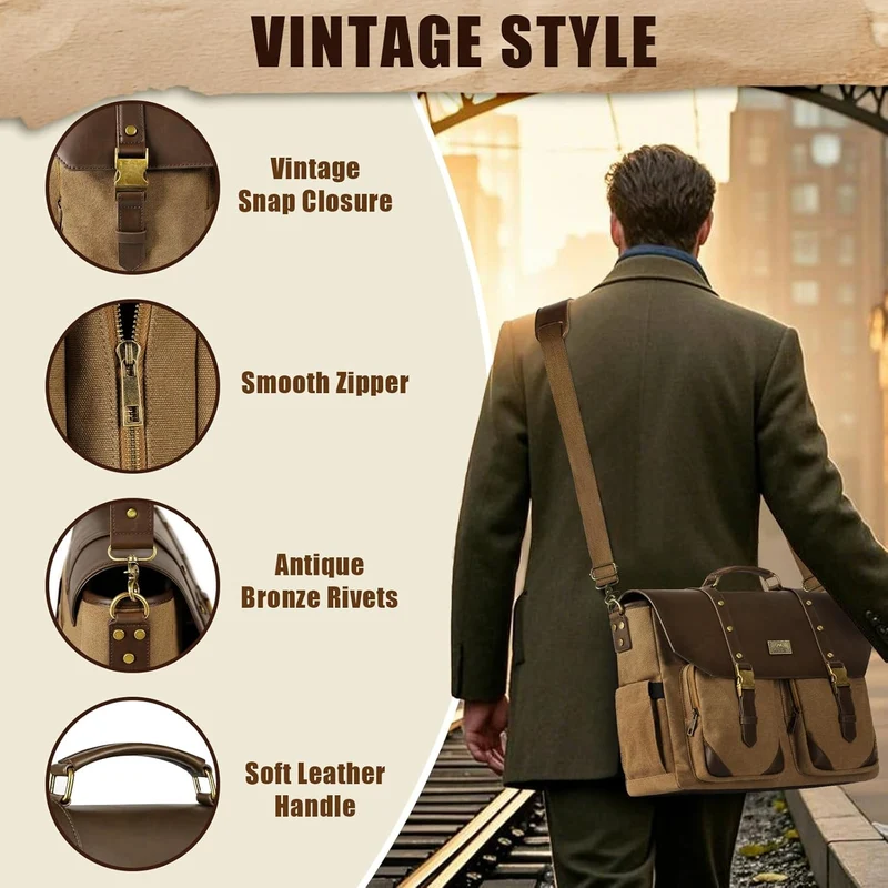 Vintage Messenger Bag
