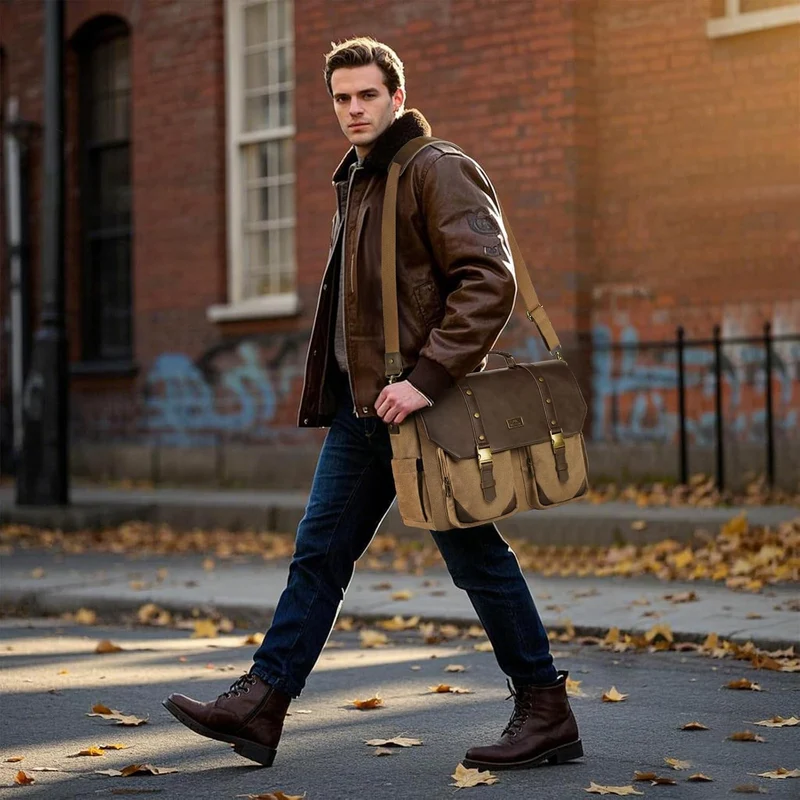 Vintage Messenger Bag