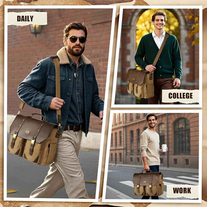 Vintage Messenger Bag
