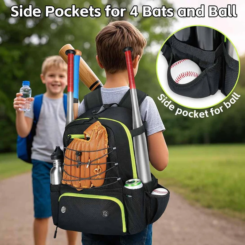 Youth Baseball Backpack (5 Colors)