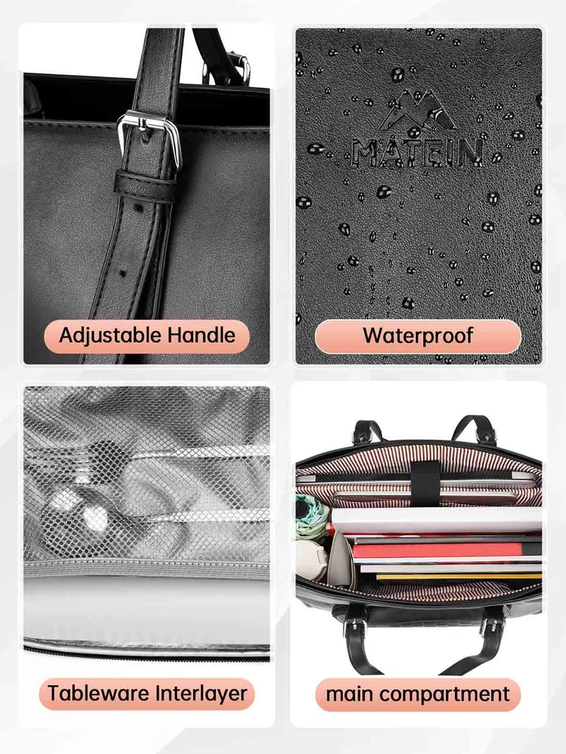 Tote Bag with Insulated Compartment (8 Colors)