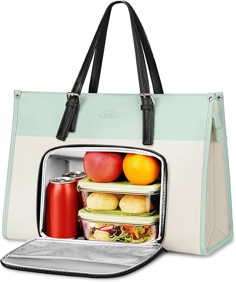 Tote Bag with Insulated Compartment (8 Colors)