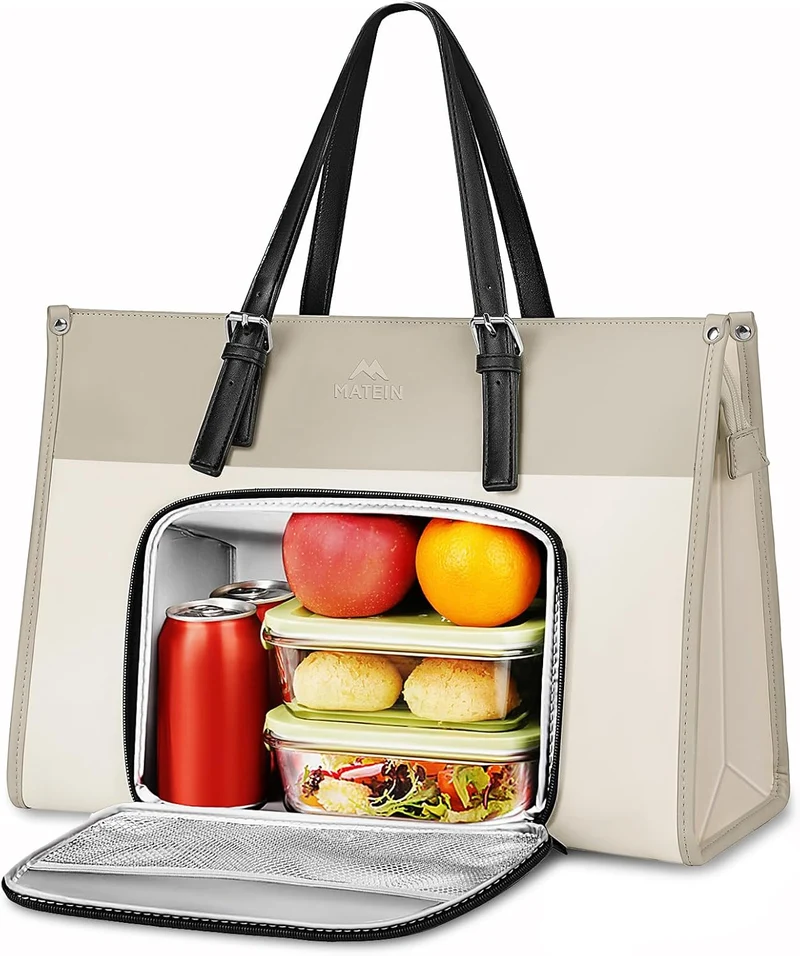 Tote Bag with Insulated Compartment (8 Colors)