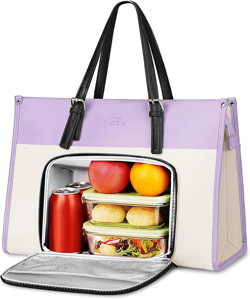 Tote Bag with Insulated Compartment (8 Colors)