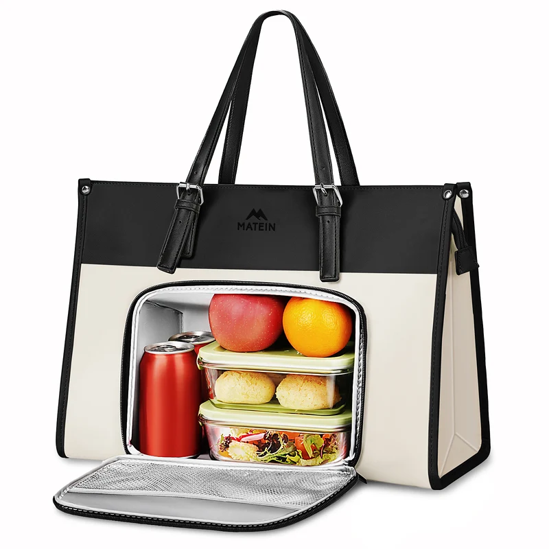 Tote Bag with Insulated Compartment (8 Colors)