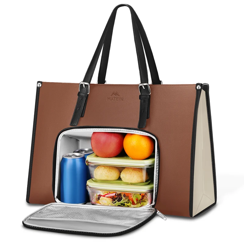Tote Bag with Insulated Compartment (8 Colors)