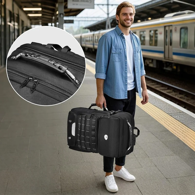 Pro Travel Backpack with 3 Packing Cubes