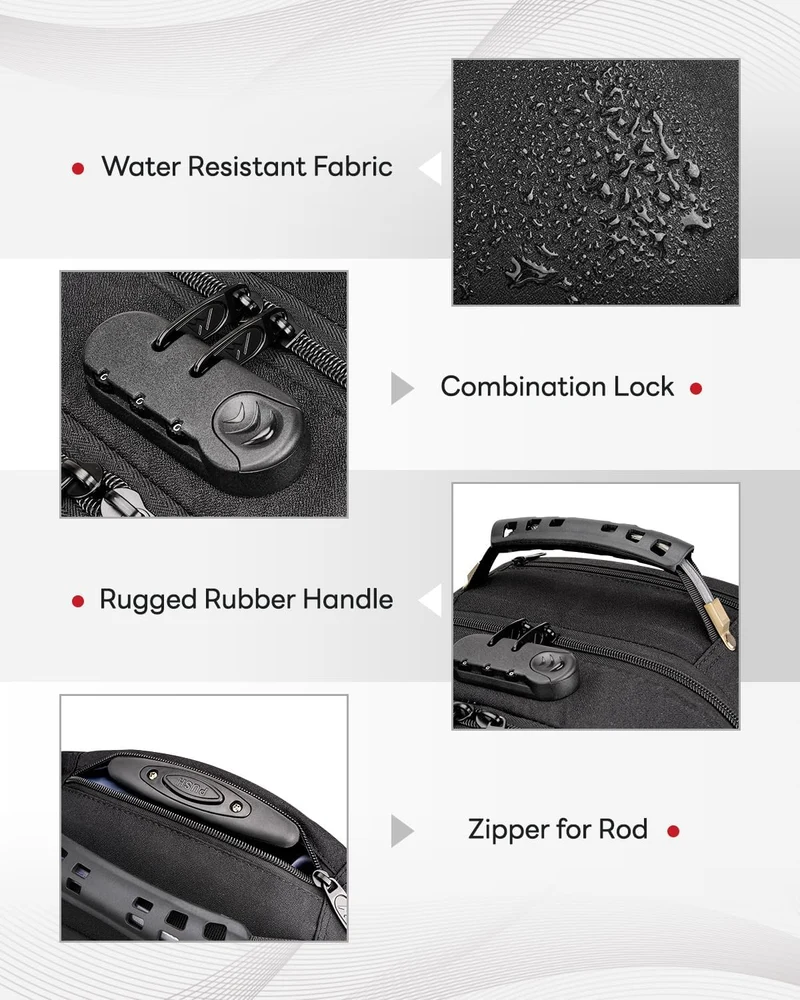 Rolling Bag with Sturdy Wheels