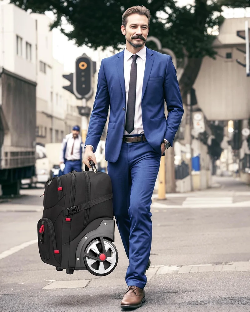 Rolling Bag with Sturdy Wheels