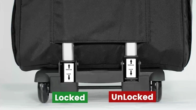 Rolling Work Bag with Lunch Box