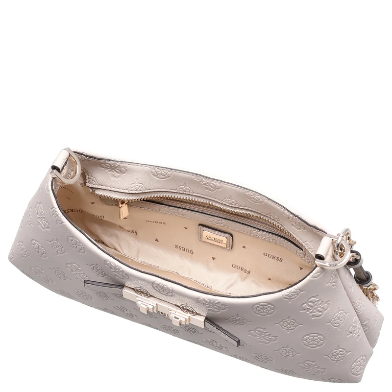 Guess Carmella - Schultertasche 30 cm (bone logo)