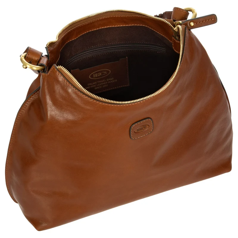 Brics Volterra - Schultertasche 32 cm (tobacco)