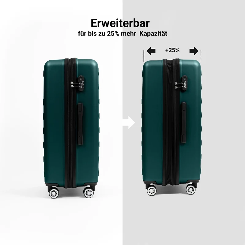 Flair 088 - Reisekoffer Set Hartschale