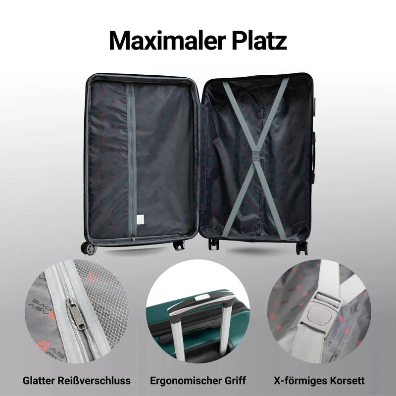 Flair 088 - Reisekoffer Set Hartschale