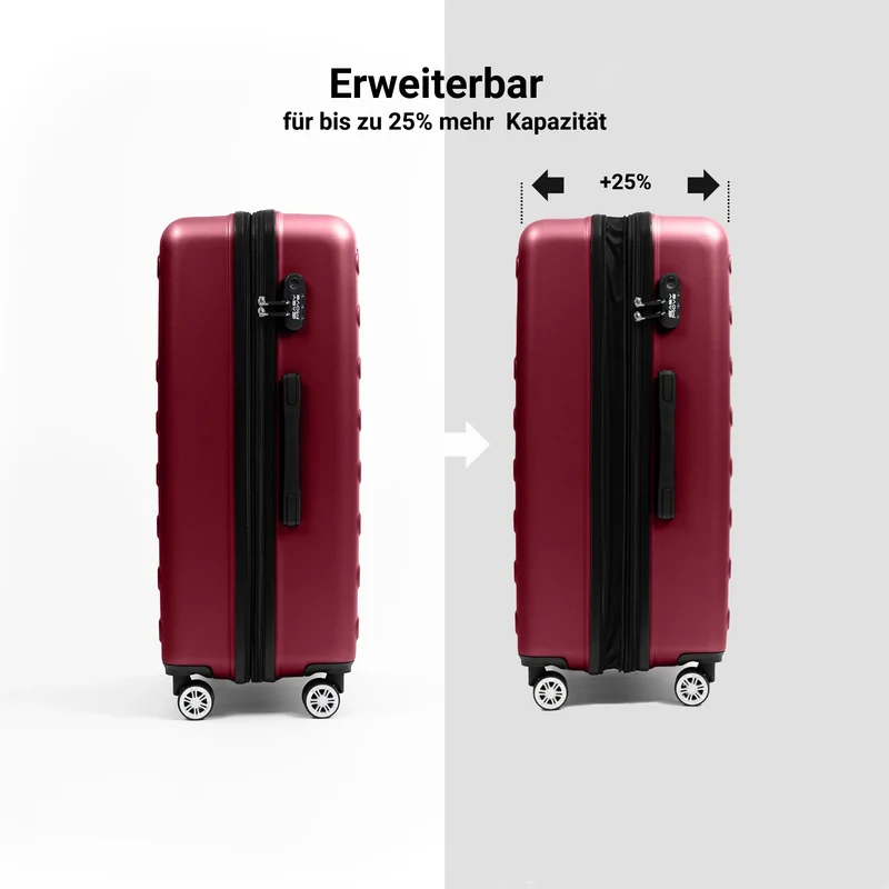 Flair 088 - Reisekoffer Set Hartschale